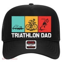 Cool Triathlon For Dad Father Swimming Running Swim Bike Run Gift Hat thumb 0