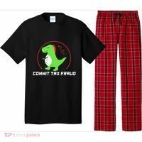 Commit Tax Fraud Funny Tax Evasion Sarcastic Novelty Pajama Set thumb 0