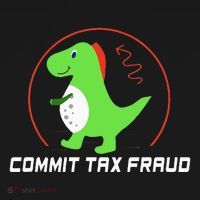 Commit Tax Fraud Funny Tax Evasion Sarcastic Novelty Women's Hoodie thumb 2