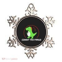 Commit Tax Fraud Funny Tax Evasion Sarcastic Novelty Ornament thumb 0