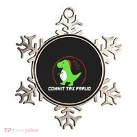 Commit Tax Fraud Funny Tax Evasion Sarcastic Novelty Ornament thumb 0