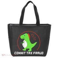 Commit Tax Fraud Funny Tax Evasion Sarcastic Novelty Tote Bag thumb 0