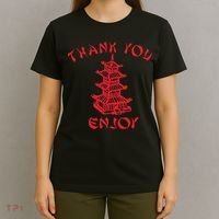 Chinese Takeaway Food Thank You Enjoy Funny Asian T-Shirt thumb 4
