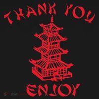 Chinese Takeaway Food Thank You Enjoy Funny Asian Women's Hoodie thumb 2