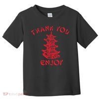 Chinese Takeaway Food Thank You Enjoy Funny Asian Toddler T-Shirt thumb 0