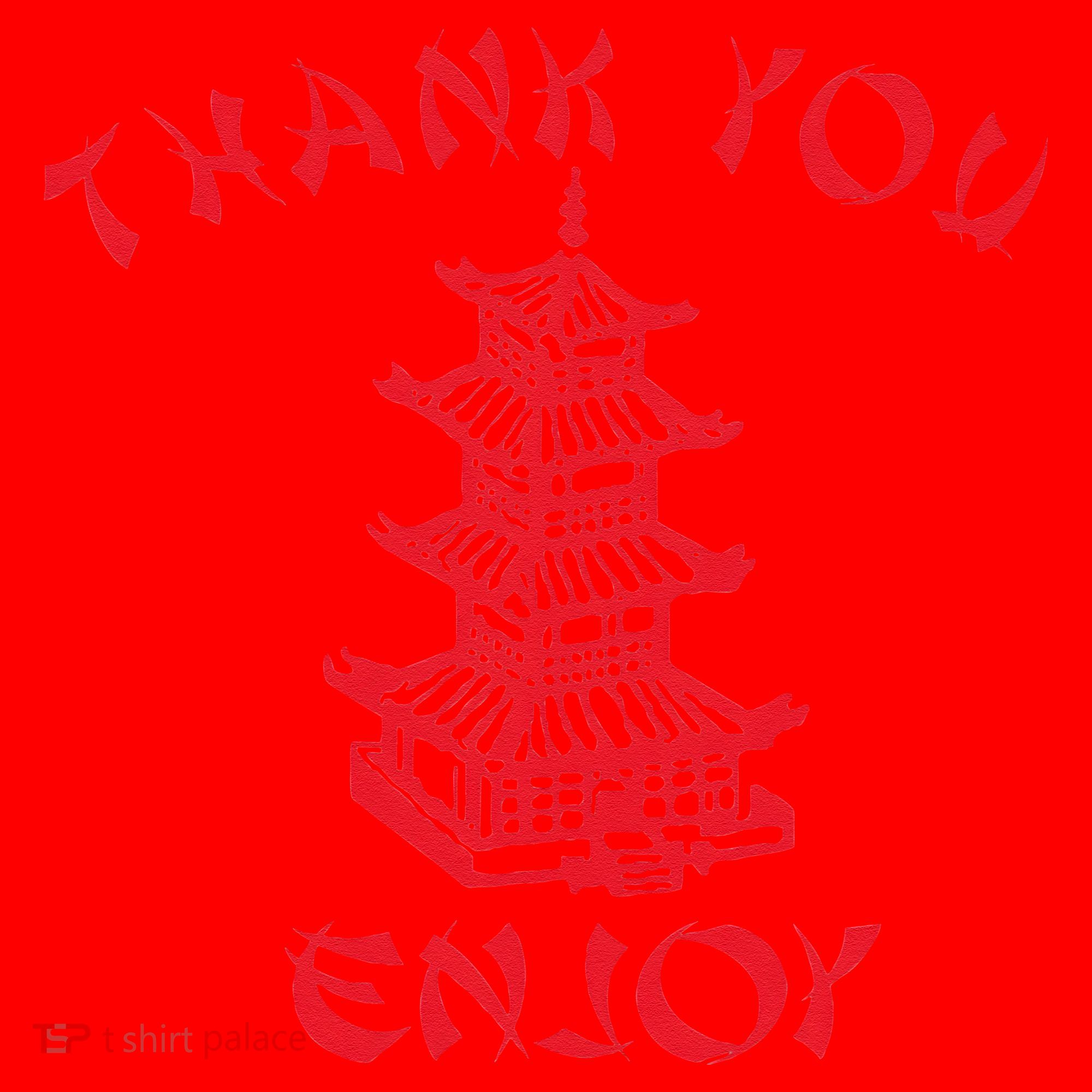 Chinese Takeaway Food Thank You Enjoy Funny Asian Santa Hat