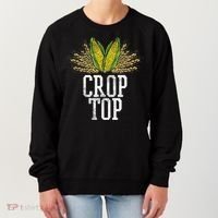 Crop Top Farm Pun Corn Farming Agriculture Funny Farmer Women's Sweatshirt thumb 0