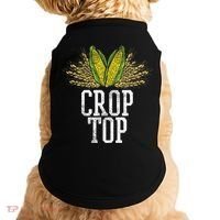 Crop Top Farm Pun Corn Farming Agriculture Funny Farmer Doggie Tank thumb 0