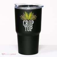 Crop Top Farm Pun Corn Farming Agriculture Funny Farmer Tumbler thumb 0