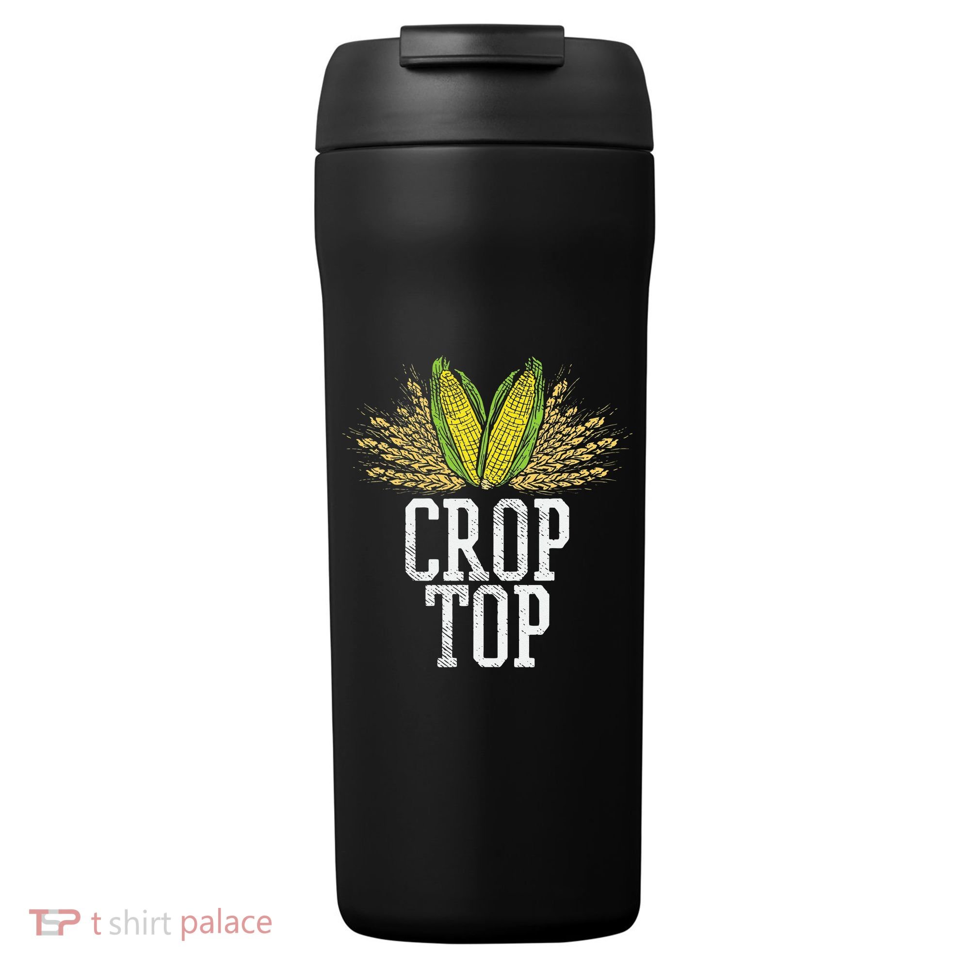 Crop Top Farm Pun Corn Farming Agriculture Funny Farmer 24oz Duet Stainless Steel Tumbler