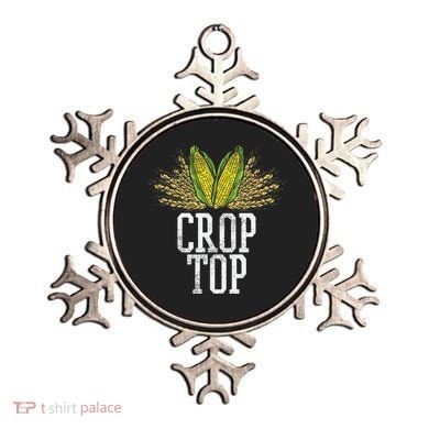Crop Top Farm Pun Corn Farming Agriculture Funny Farmer Ornament