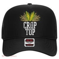 Crop Top Farm Pun Corn Farming Agriculture Funny Farmer Hat thumb 0