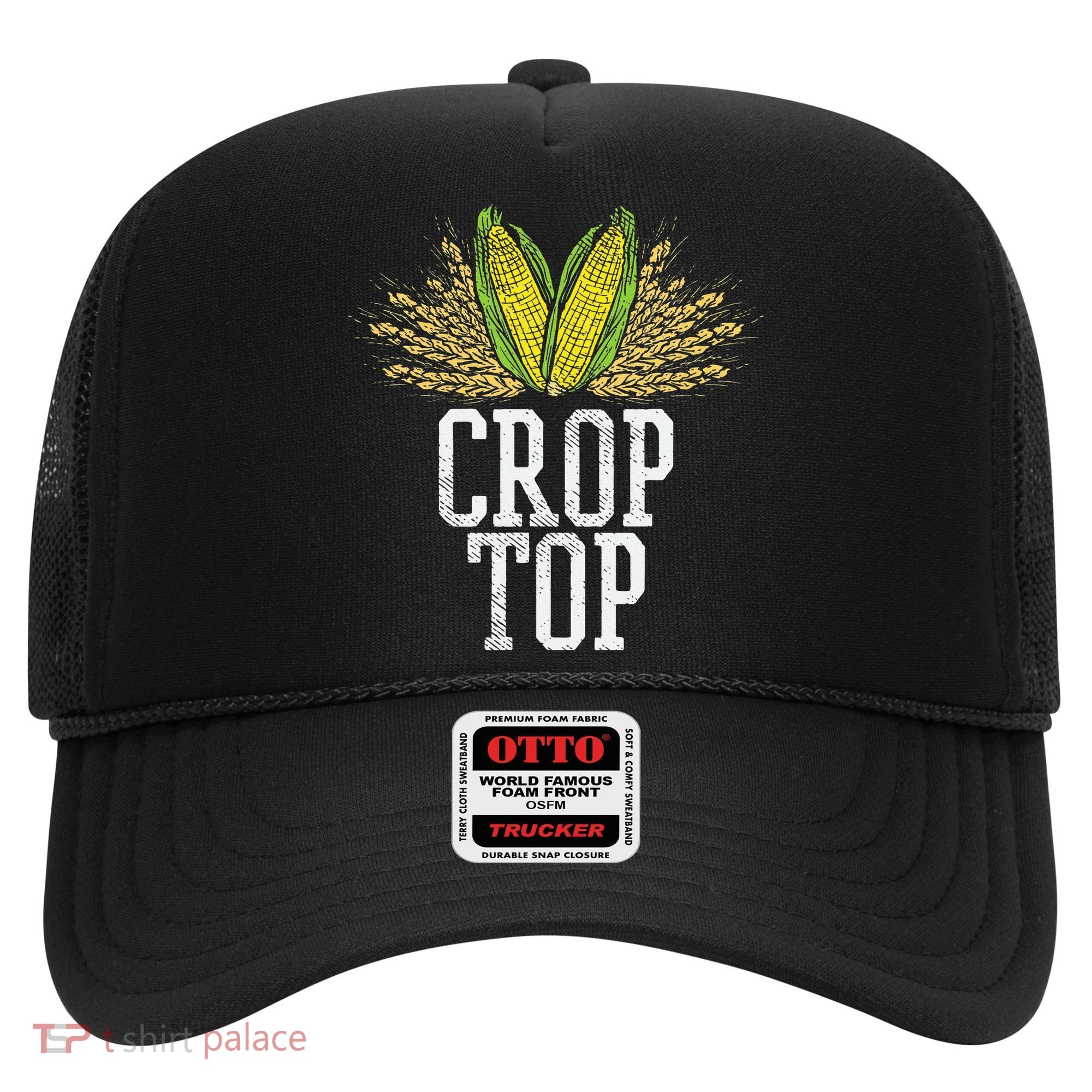 Crop Top Farm Pun Corn Farming Agriculture Funny Farmer Hat