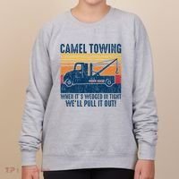 Camel Towing Funny Tow Truck Women's Sweatshirt thumb 0