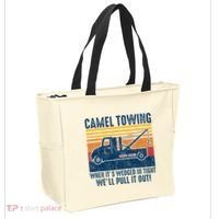 Camel Towing Funny Tow Truck Tote Bag thumb 2