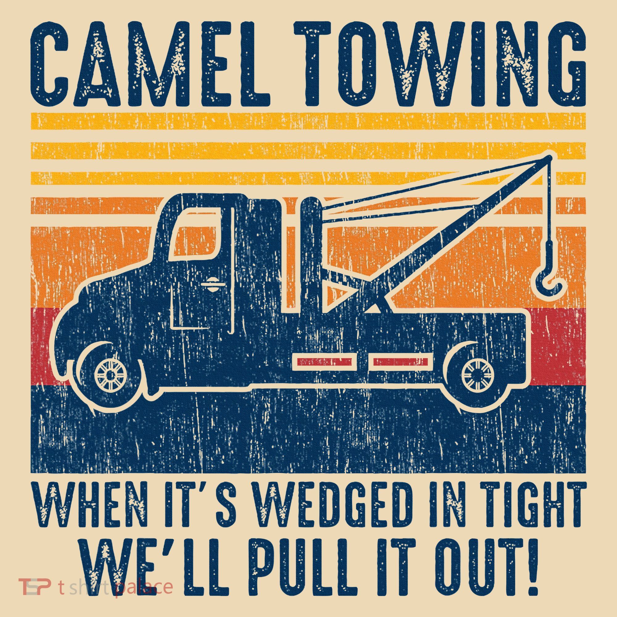 Camel Towing Funny Tow Truck Tote Bag