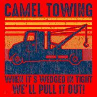 Camel Towing Funny Tow Truck Santa Hat thumb 1