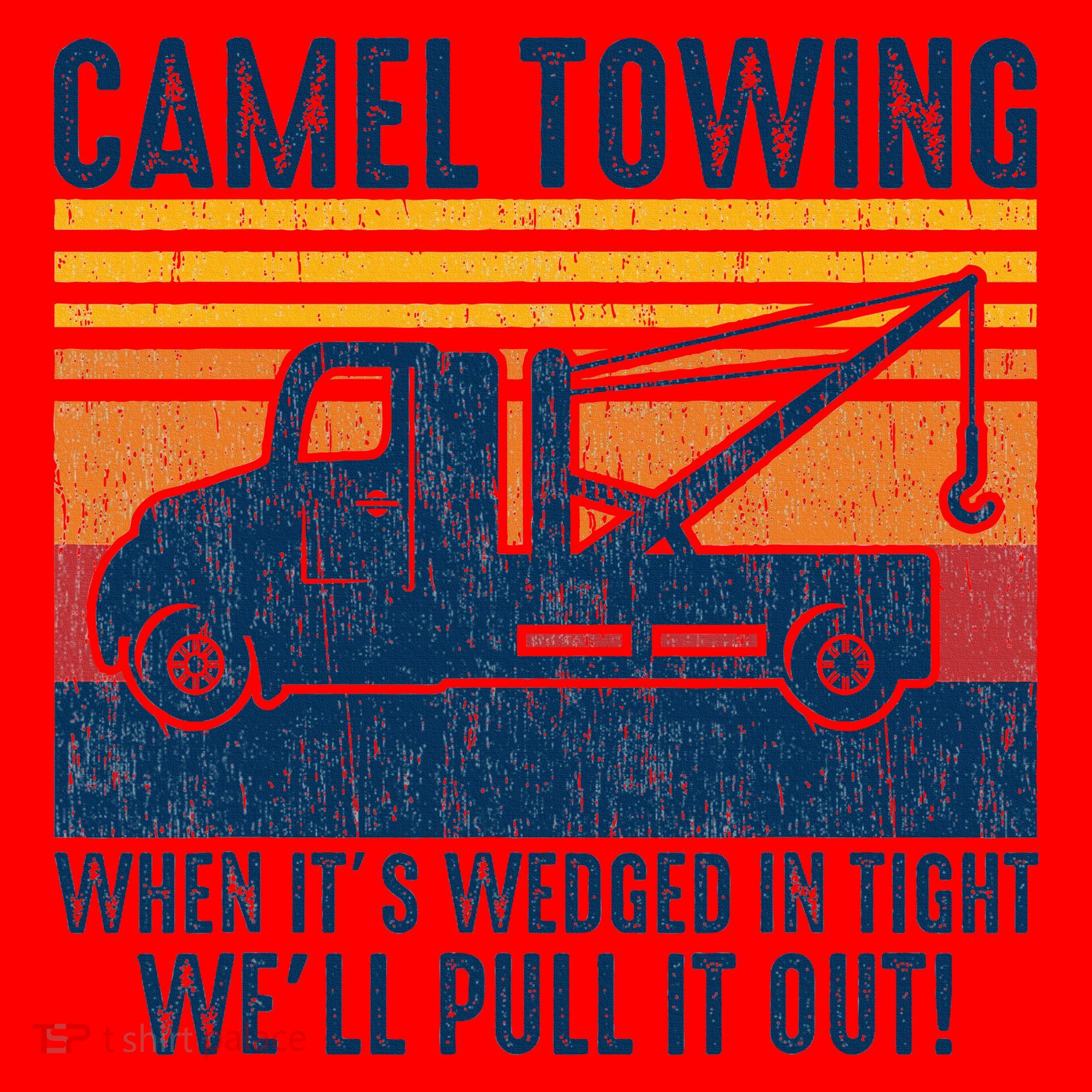 Camel Towing Funny Tow Truck Santa Hat