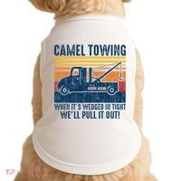Camel Towing Funny Tow Truck Doggie Tank thumb 0