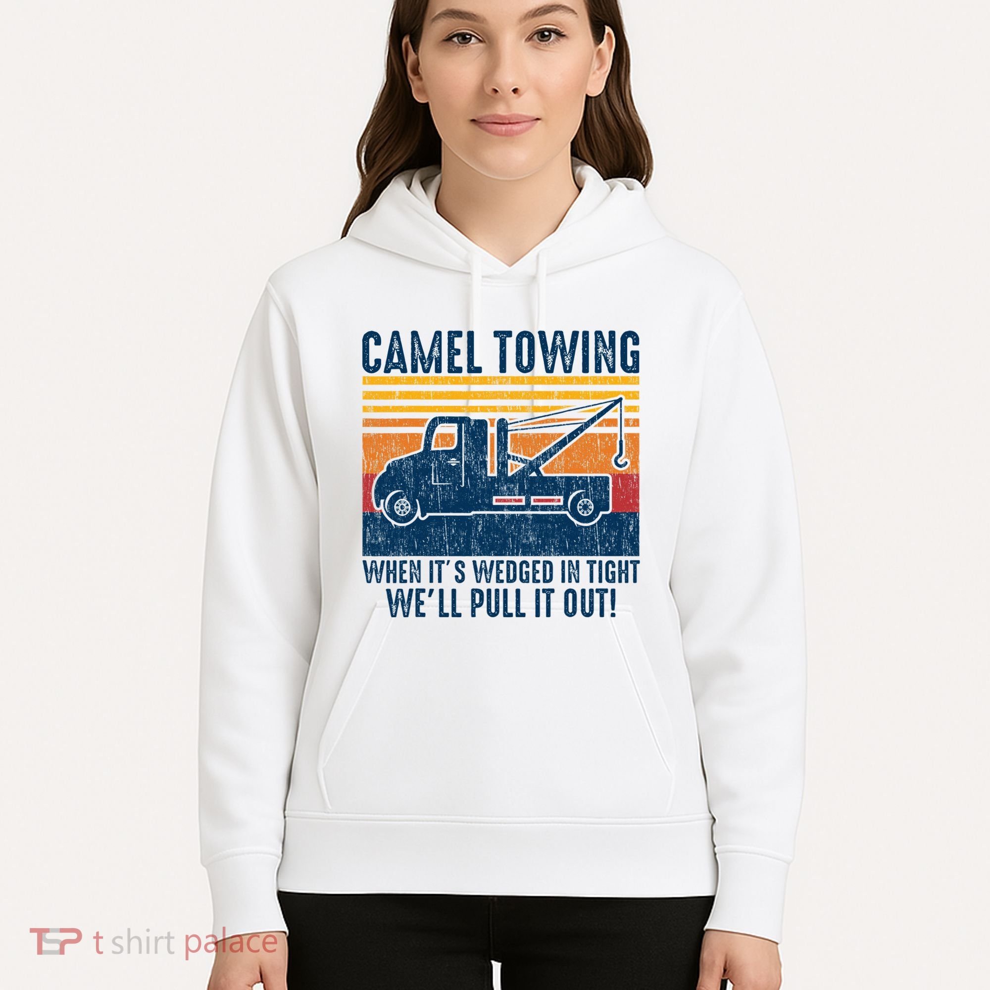 Camel Towing Funny Tow Truck Hoodie