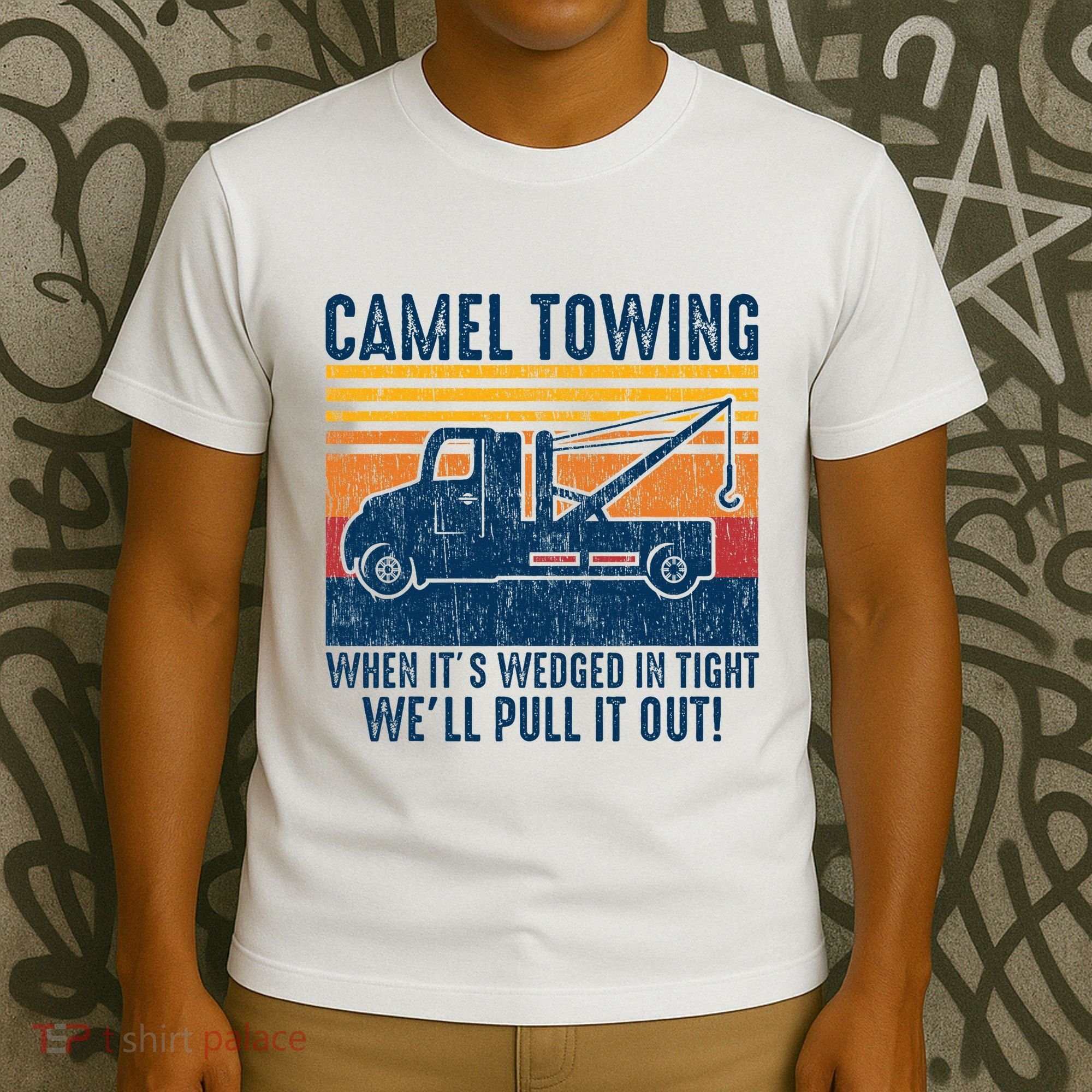 Camel Towing Funny Tow Truck T-Shirt