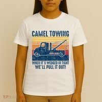 Camel Towing Funny Tow Truck T-Shirt thumb 4