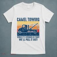 Camel Towing Funny Tow Truck T-Shirt thumb 5