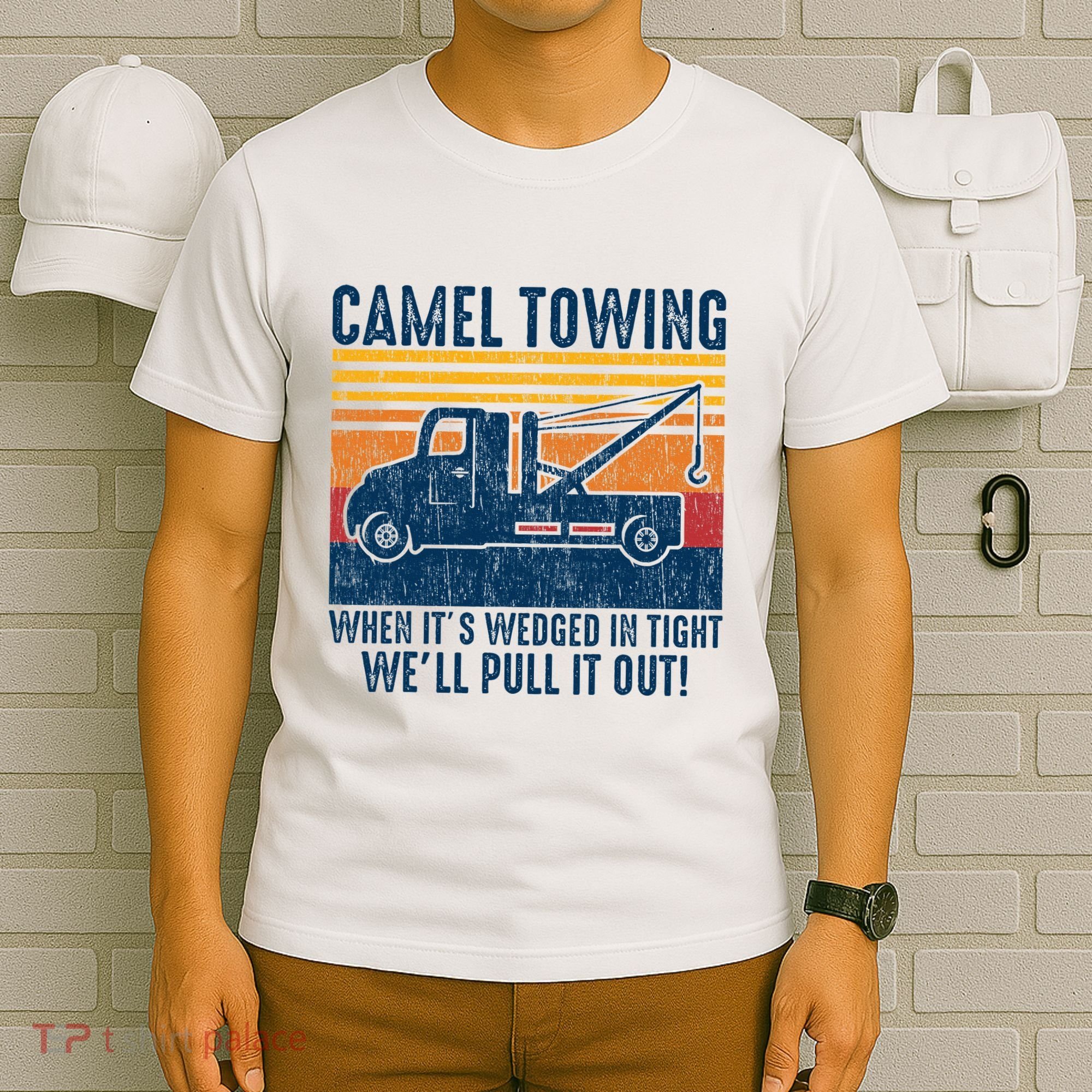 Camel Towing Funny Tow Truck T-Shirt