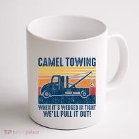 Camel Towing Funny Tow Truck Coffee Mug thumb 1