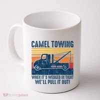 Camel Towing Funny Tow Truck Coffee Mug thumb 0