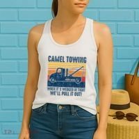Camel Towing Funny Tow Truck Women's Tank Top thumb 2