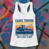 Camel Towing Funny Tow Truck Women's Tank Top thumb 3