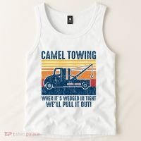Camel Towing Funny Tow Truck Tank Top thumb 2