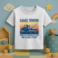 Camel Towing Funny Tow Truck Toddler T-Shirt thumb 3