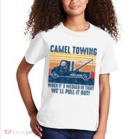 Camel Towing Funny Tow Truck Kids T-Shirt thumb 2