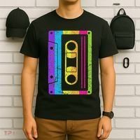 Cassette Tape For 80s 90s Lovers Vintage Retro Costume T-Shirt thumb 6