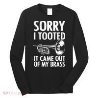 Cool Trumpet For Men Women Trumpet Player Jazz Band Trombone Long Sleeve Shirt thumb 0