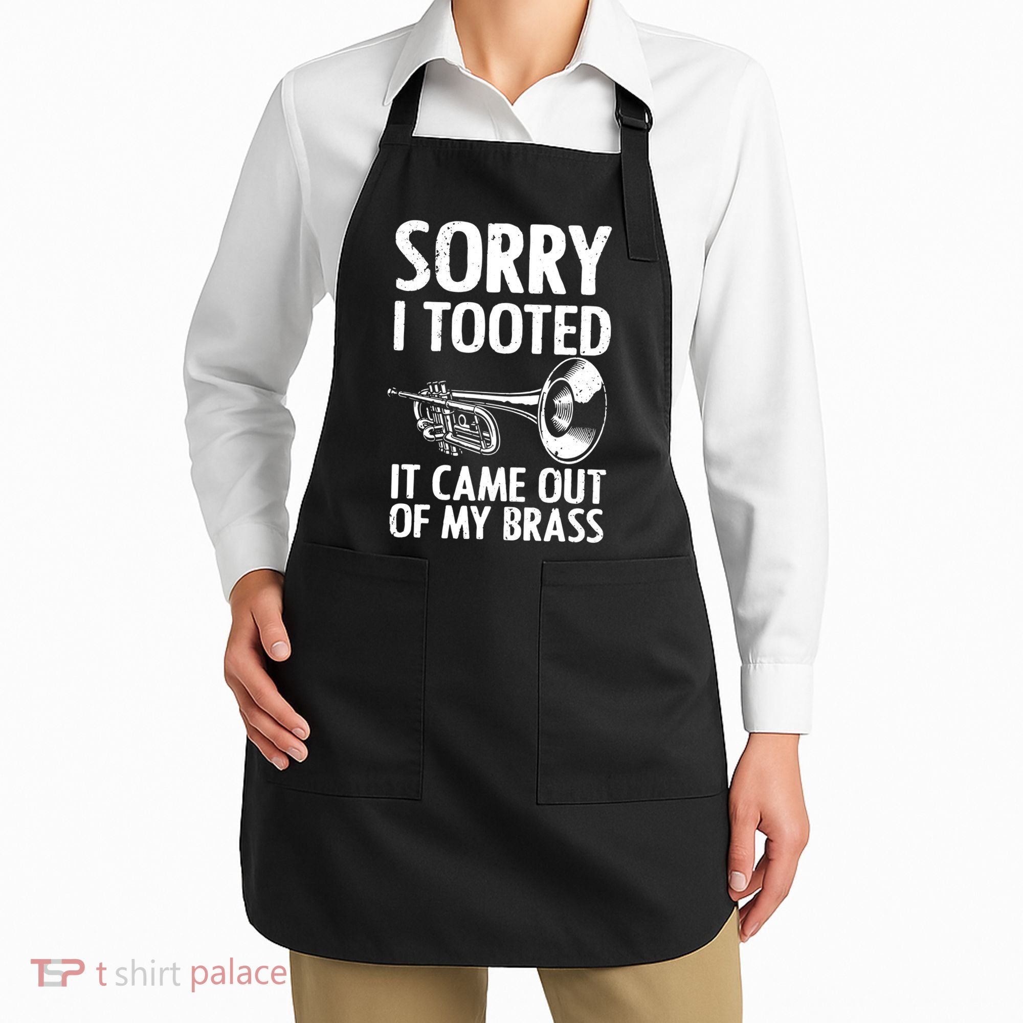 Cool Trumpet For Men Women Trumpet Player Jazz Band Trombone Apron
