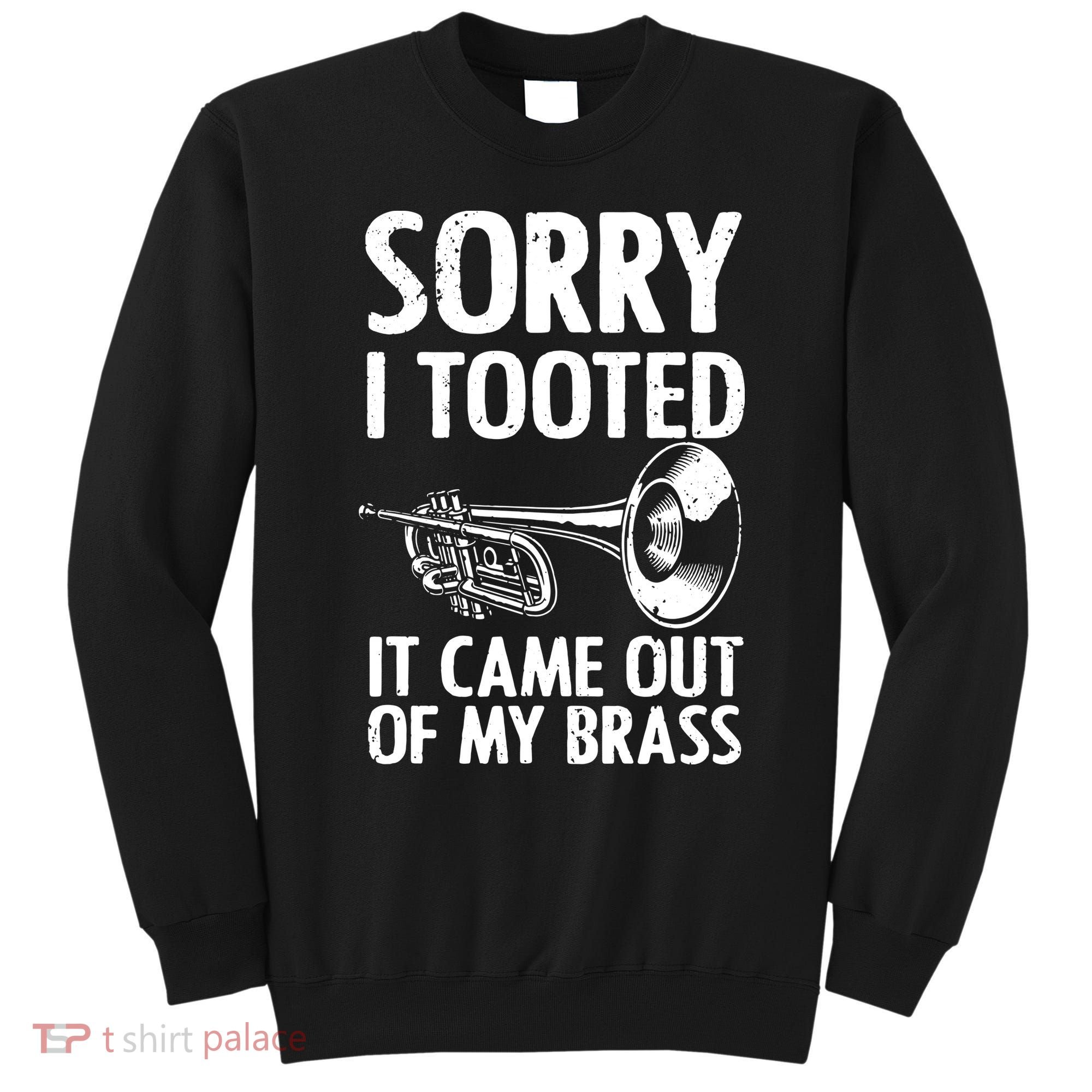 Cool Trumpet For Men Women Trumpet Player Jazz Band Trombone Sweatshirt