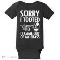 Cool Trumpet For Men Women Trumpet Player Jazz Band Trombone Baby Bodysuit thumb 0