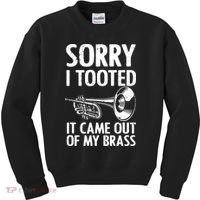 Cool Trumpet For Men Women Trumpet Player Jazz Band Trombone Kids Sweatshirt thumb 0