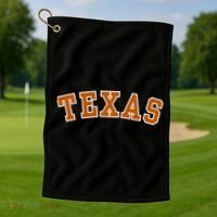 Cute Texas Fan Golf Towel thumb 1