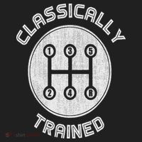 Classically Trained Funny Three Pedals Car Guys Women's Sweatshirt thumb 2