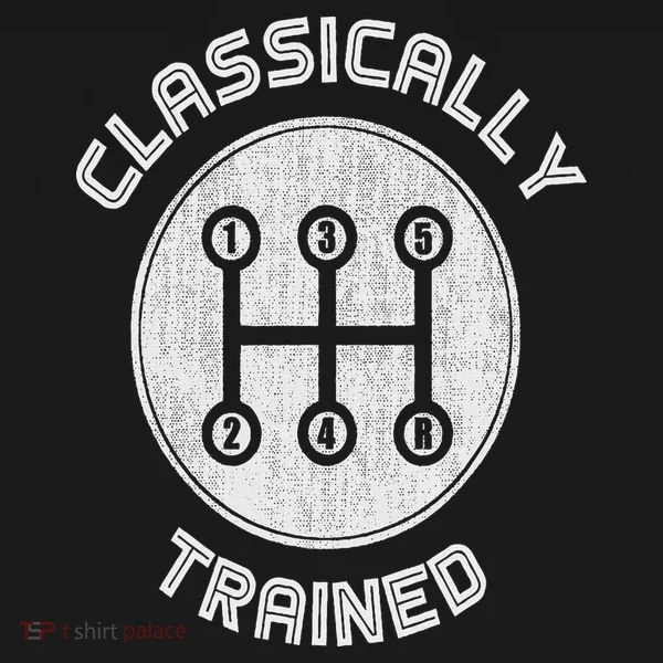 Classically Trained Funny Three Pedals Car Guys Doggie Tank
