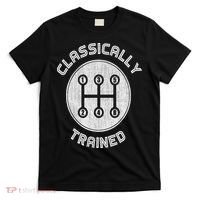 Classically Trained Funny Three Pedals Car Guys T-Shirt thumb 0