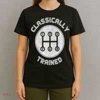Classically Trained Funny Three Pedals Car Guys T-Shirt thumb 4