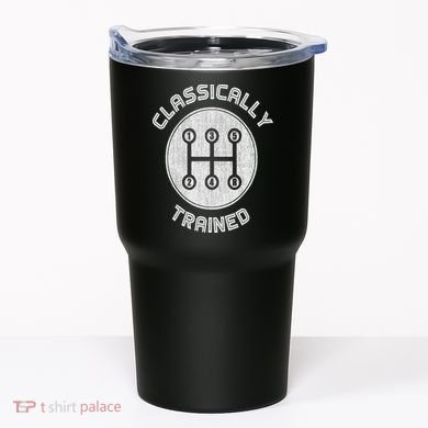 Classically Trained Funny Three Pedals Car Guys Tumbler