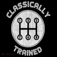 Classically Trained Funny Three Pedals Car Guys Mousepad thumb 1
