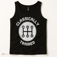 Classically Trained Funny Three Pedals Car Guys Tank Top thumb 2