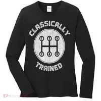 Classically Trained Funny Three Pedals Car Guys Women's Long Sleeve Shirt thumb 0
